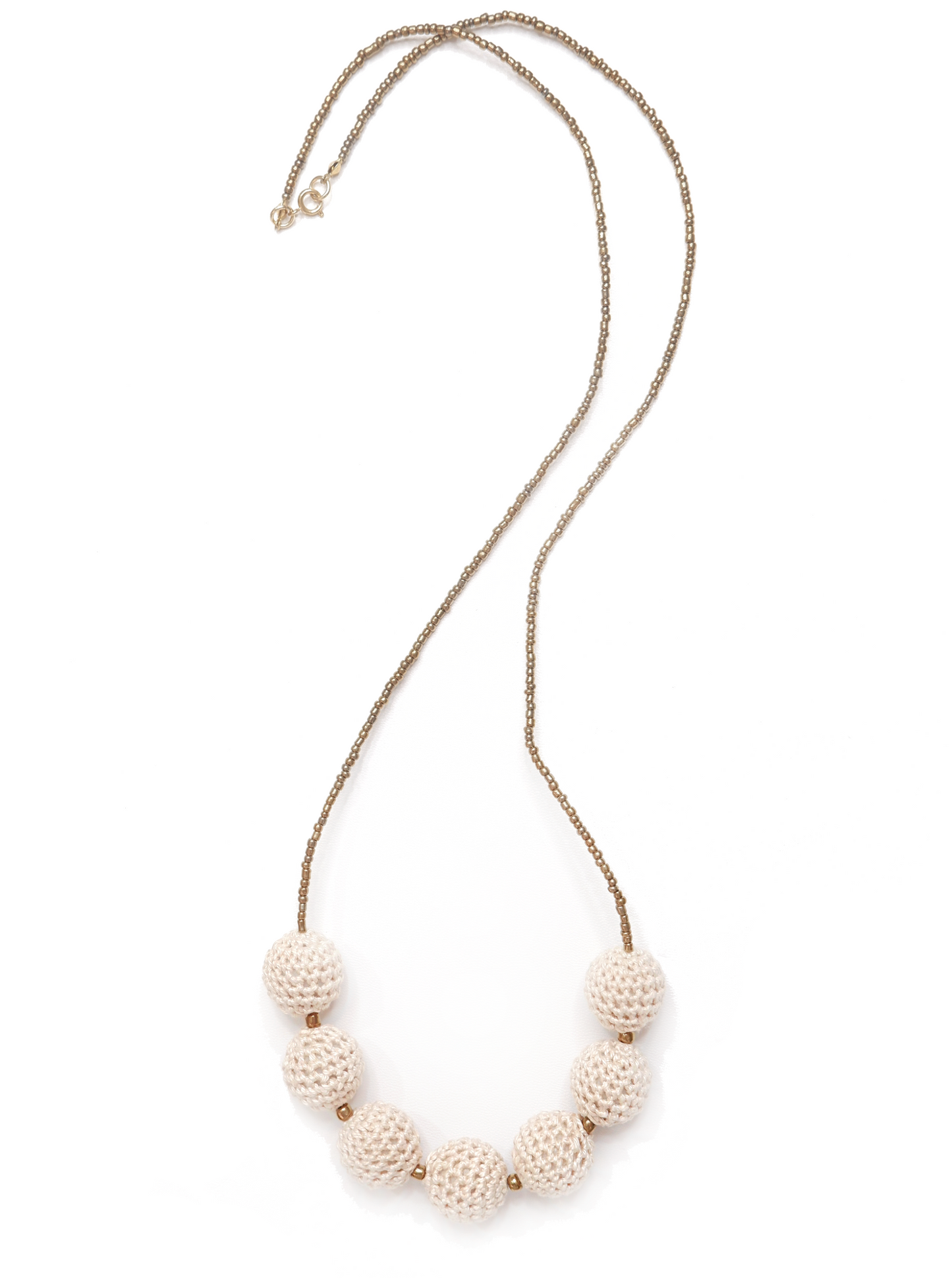 Malena crochet bead necklace
